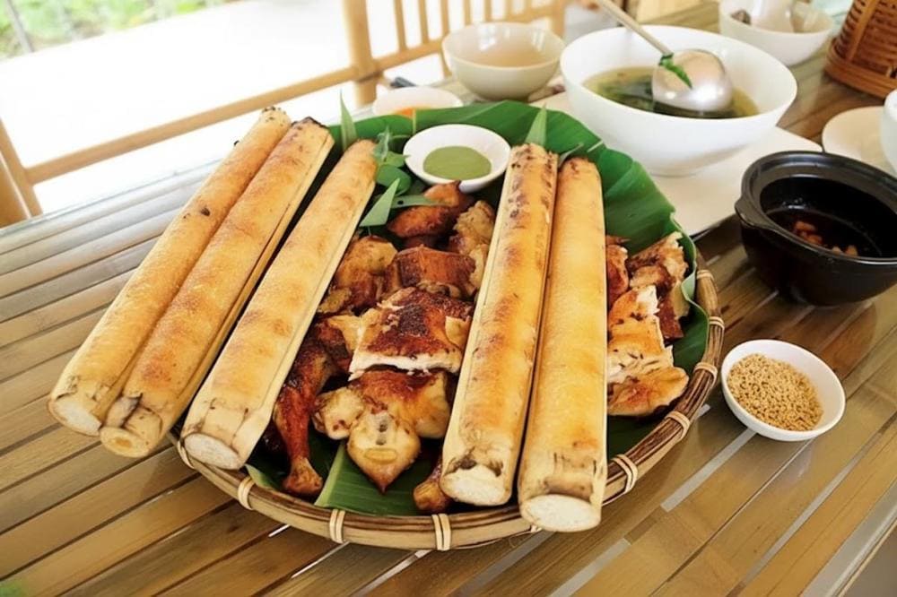 Trải nghiệm đặc sản địa phương đầy hấp dẫn tại thác Chiềng Khoa